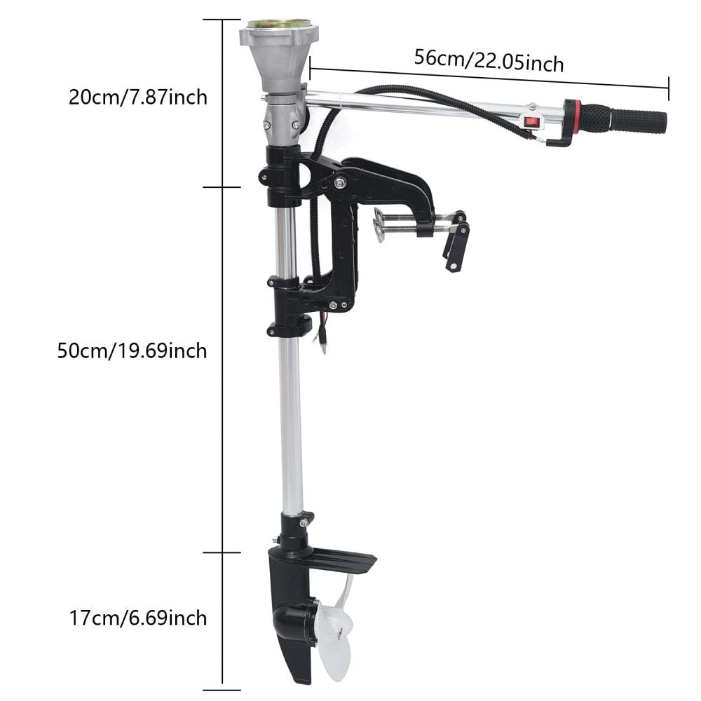 Suporte De Aleta Traseira Externa, Acessórios De Hélice Marinha Para Barco De Pesca Resistente