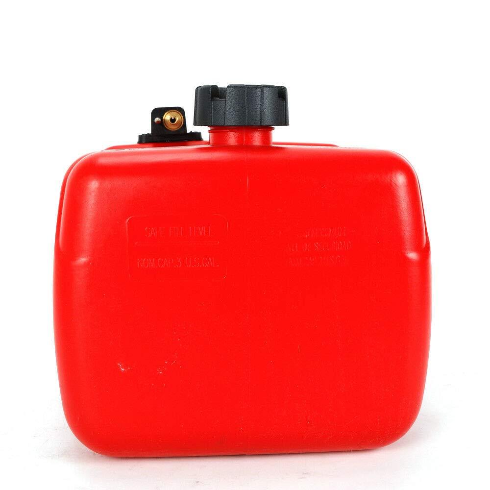 [PRÉ-BLACK FRIDAY] -  Tanque De Combustível Portátil 12L Tanque De Combustível Portátil 3,2 Galões Tanque De Combustível De Emergência Marinho Externo Com Conector