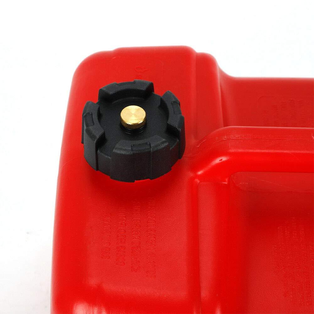 [PRÉ-BLACK FRIDAY] -  Tanque De Combustível Portátil 12L Tanque De Combustível Portátil 3,2 Galões Tanque De Combustível De Emergência Marinho Externo Com Conector