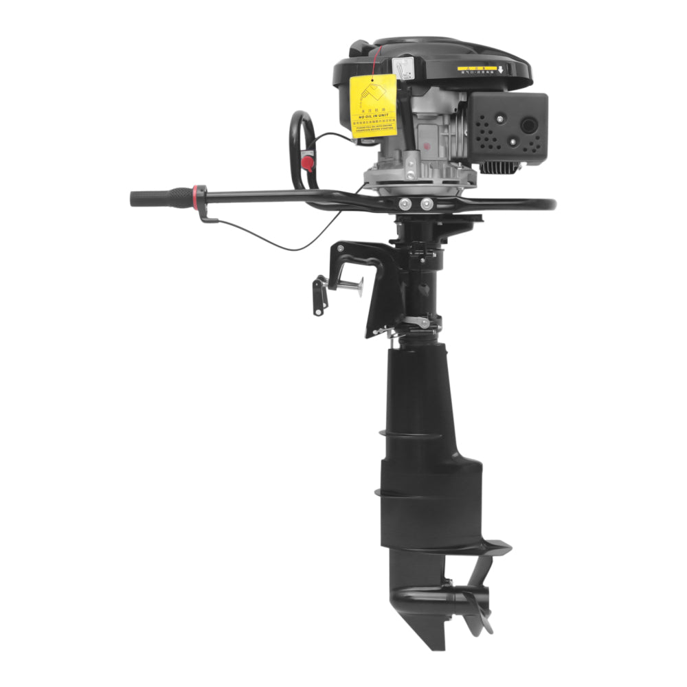 [PRÉ-BLACK FRIDAY] - HANGKAI 7.5HP, 196cc, 4 Tempos, Motor De Barco A Gasolina, Refrigeração A Ar