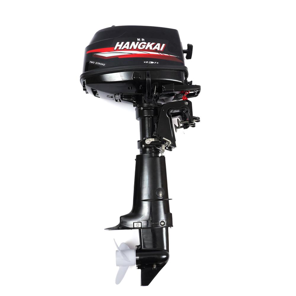 [PRÉ-BLACK FRIDAY] - HANGKAI 6.0HP, Motor De Popa De 2 Tempos, Eixo Do Leme, Sistema De Resfriamento De Água CDI