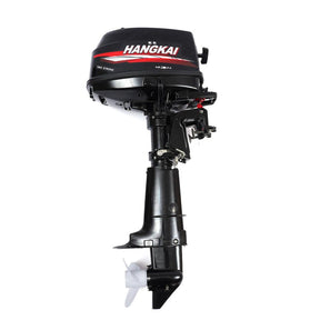 [PRÉ-BLACK FRIDAY] - HANGKAI 6.0HP, Motor De Popa De 2 Tempos, Eixo Do Leme, Sistema De Resfriamento De Água CDI