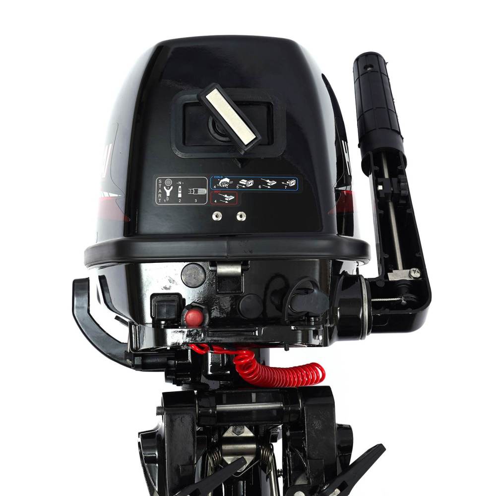 [PRÉ-BLACK FRIDAY] - HANGKAI 6.0HP, Motor De Popa De 2 Tempos, Eixo Do Leme, Sistema De Resfriamento De Água CDI