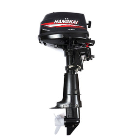 [PRÉ-BLACK FRIDAY] - HANGKAI 6.0HP, Motor De Popa De 2 Tempos, Eixo Do Leme, Sistema De Resfriamento De Água CDI