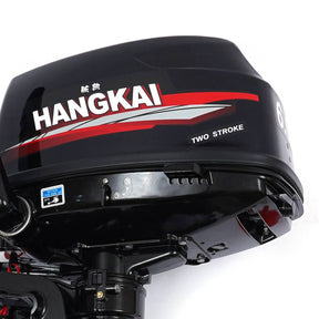 [PRÉ-BLACK FRIDAY] - HANGKAI 6.0HP, Motor De Popa De 2 Tempos, Eixo Do Leme, Sistema De Resfriamento De Água CDI