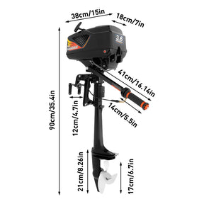 [PRÉ-BLACK FRIDAY] - HANGKAI 3.6HP, 2 Tempos, Sistema De Resfriamento De Água Padrão CDI