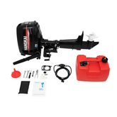 [PRÉ-BLACK FRIDAY] - HANGKAI 6.5HP, 4 Tempos 123CC Motor De Popa Barco De Pesca Sistema De Resfriamento De Água