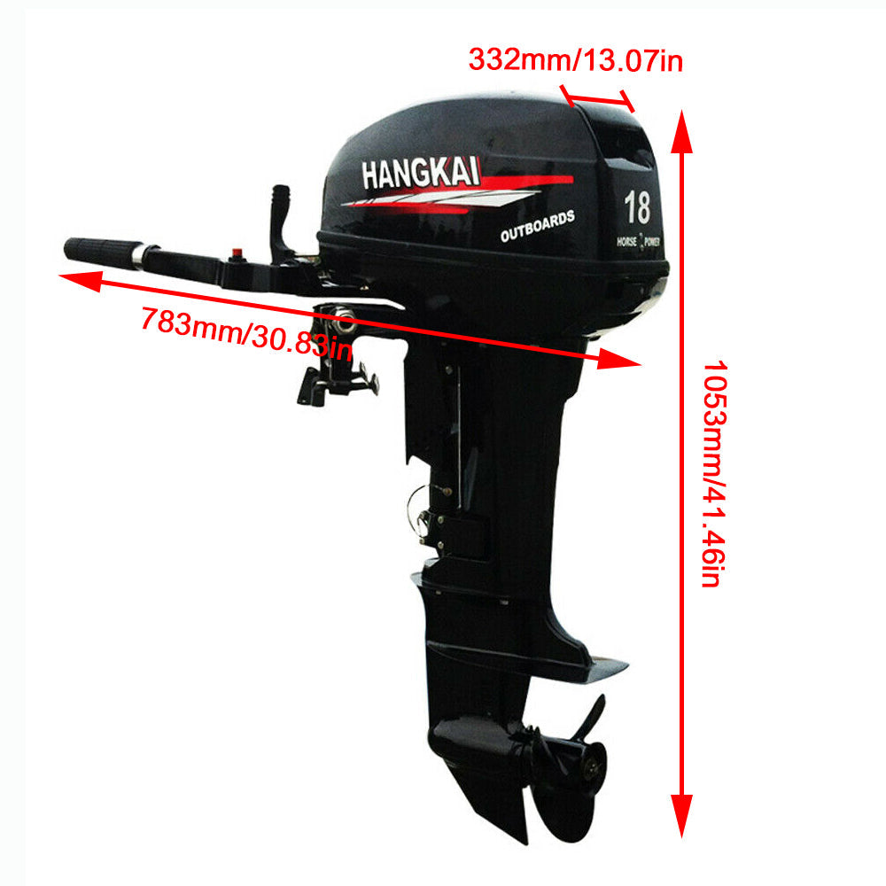 [PRÉ-BLACK FRIDAY] - HANGKAI 18HP, 2 Tempos, A Partida Elétrica Sistema De Refrigeração De Ar, Construção Durável Em Alumínio Fundido