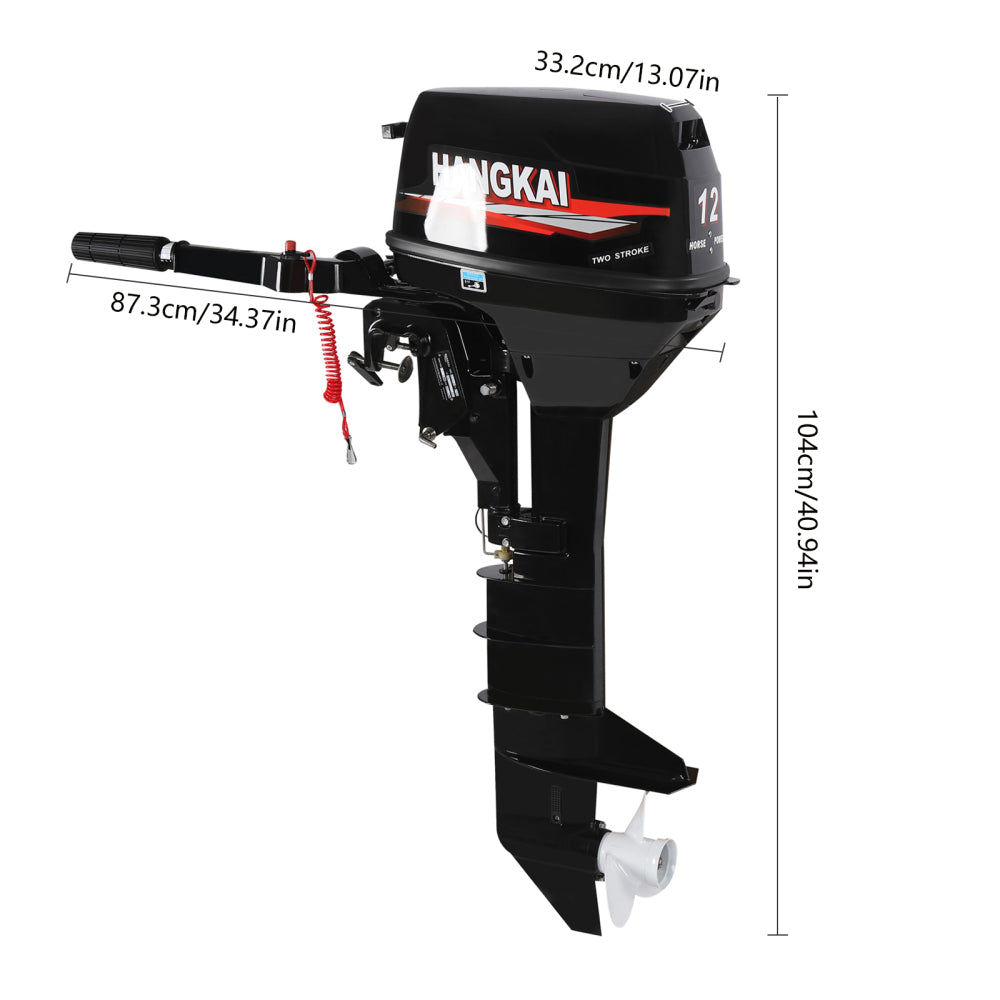 [PRÉ-BLACK FRIDAY] - HANGKAI 12.0HP, 2 Tempos, 169CC, Sistema De Resfriamento De Água