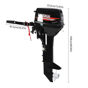 [PRÉ-BLACK FRIDAY] - HANGKAI 12.0HP, 2 Tempos, 169CC, Sistema De Resfriamento De Água