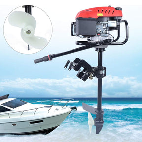 HANGKAI - 4 Tempos 3.2KW Motor De Popa Para Barco De Pesca Pesado